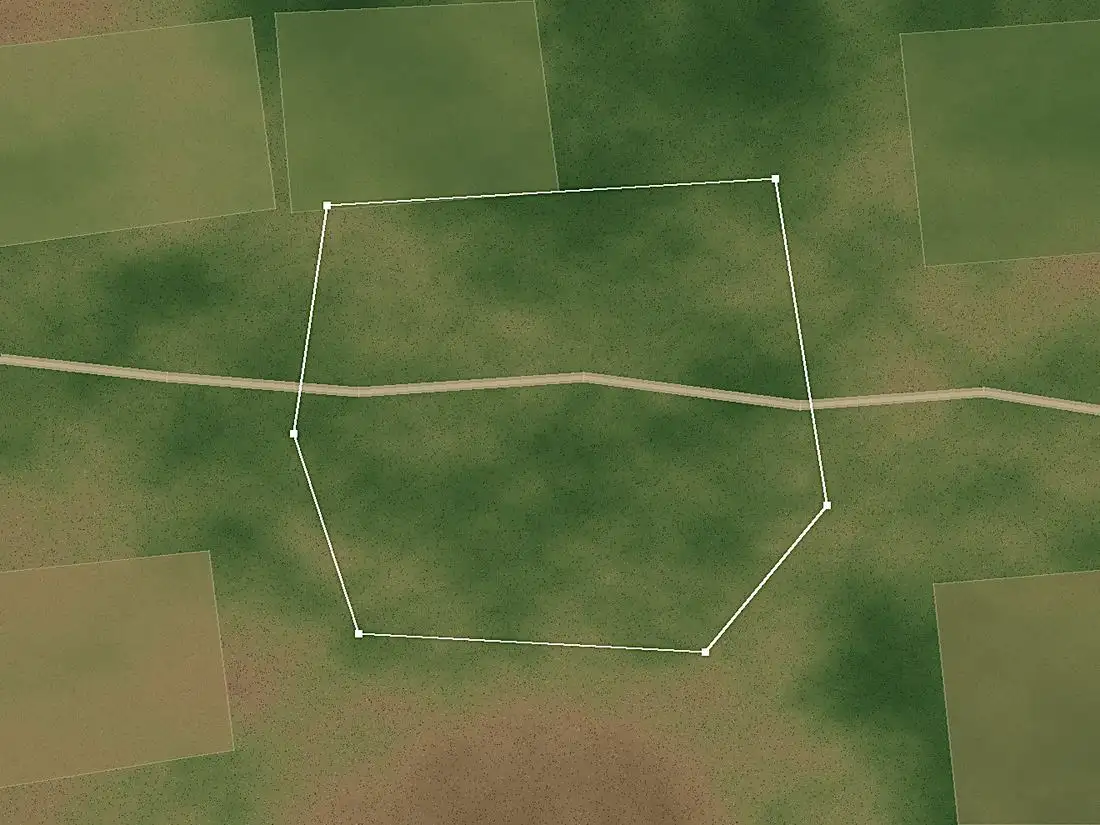 Satellite photograph of the same plantation site